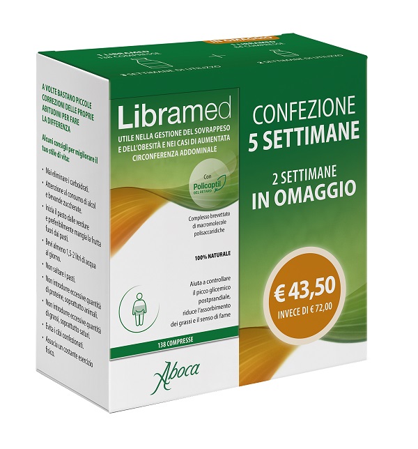 LIBRAMED TRATTAMENTO 5 SETTIMANE 138 + 84 COMPRESSE - FARMAPRIME