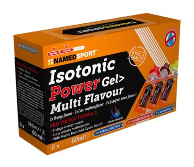BOX ISOTONIC POWER GEL MULTIFLAVOUR 6 PEZZI DA 60 ML - FARMAPRIME