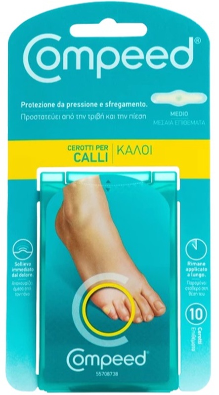 COMPEED CEROTTI PER CALLI MEDIO 10 PEZZI - FARMAPRIME