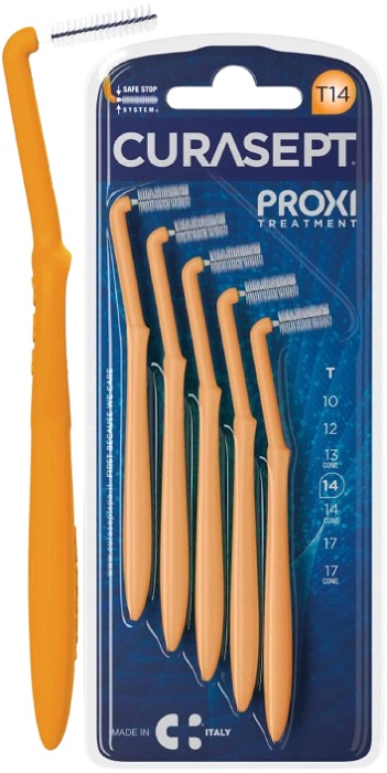 CURASEPT PROXI ANGLE P08 ARANTIO CHIARO/TANGERINO 5 PEZZI - FARMAPRIME
