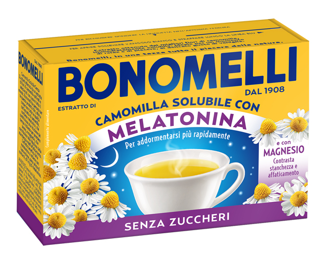 CAMOMILLA SOLUBILE MELATONINA MAGNESIO 16 BUSTINE - FARMAPRIME