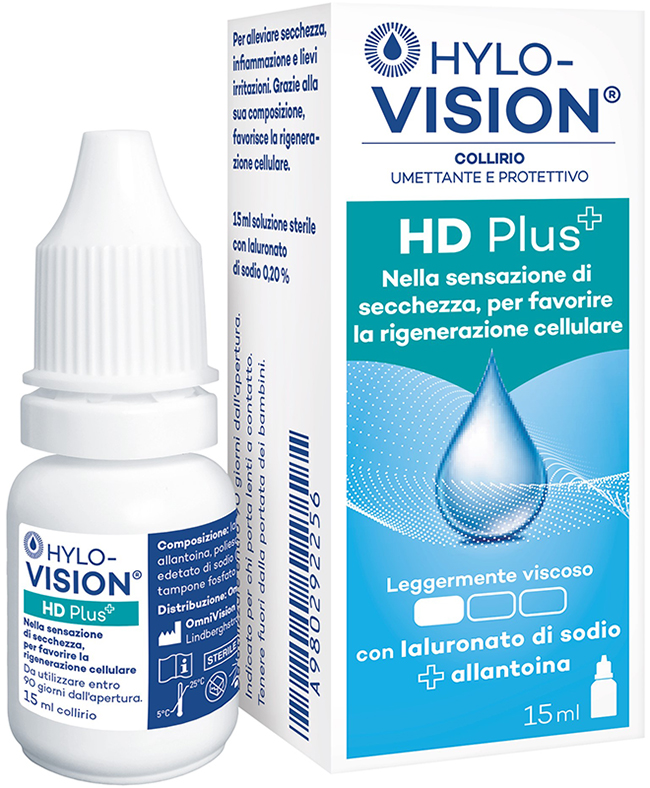 HYLOVISION HD PLUS COLLIRIO UMETTANTE E PROTETTIVO 15 ML - FARMAPRIME