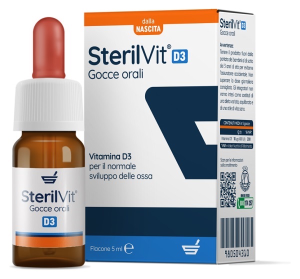 STERILVIT D3 GOCCE 5 ML - FARMAPRIME