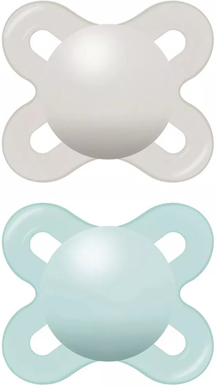 MAM SUCCHIETTO ORIGINAL START 0-2 MESI SILICONE NEUTRO 2 PEZZI - FARMAPRIME