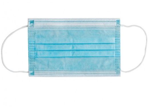 MASCHERINA CHIRURGICA FILTRANTE 98% 3 VELI TIPO IIR CON ELASTICI ADULTI AZZURRA 10 PEZZI - FARMAPRIME