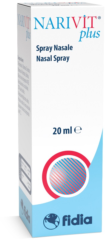 NARIVIT PLUS SPRAY NASALE 20 ML CON ACIDO IALURONICO CROSS-LINKATO D-PANTENOLO BIOTINA VITAMINA E VITAMINA E - FARMAPRIME