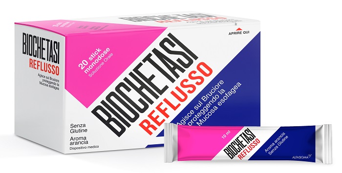 BIOCHETASI REFLUSSO 20 STICK AROMA ARANCIA - FARMAPRIME