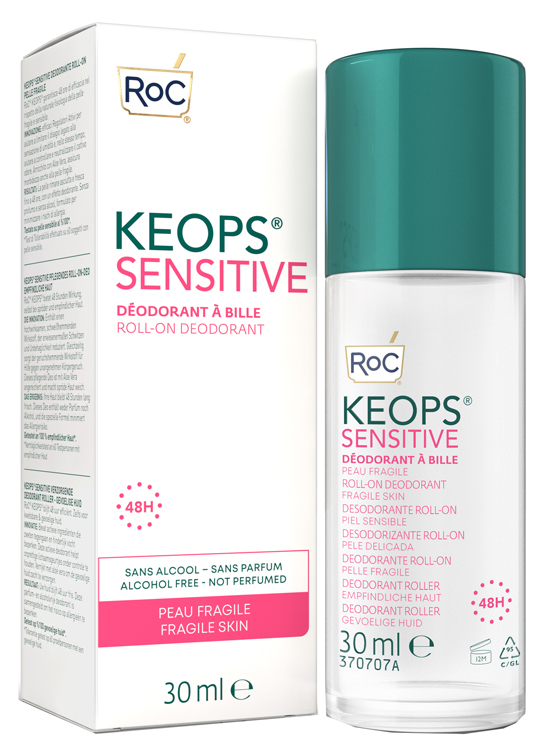 ROC KEOPS DEODORANTE ROLL-ON 48H SENSITIVE 30 ML - FARMAPRIME
