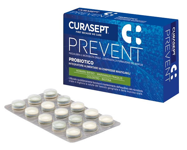 CURASEPT PREVENT PROBIOTICO 14 COMPRESSE MASTICABILI - FARMAPRIME