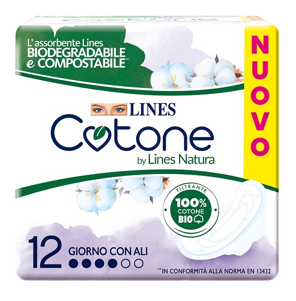 LINES COTONE BIO ULTRA ALI 12 PEZZI - FARMAPRIME