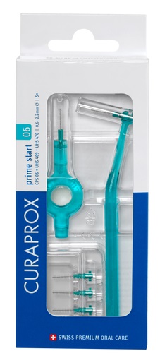CURAPROX CPS 06 SCOVOLINO PRIME START 06 TURQUOISE 5 PEZZI - FARMAPRIME