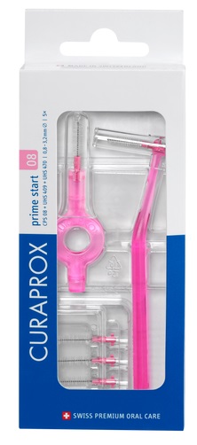 CURAPROX CPS 08 SCOVOLINO PRIME START 08 PINK 5 PEZZI - FARMAPRIME