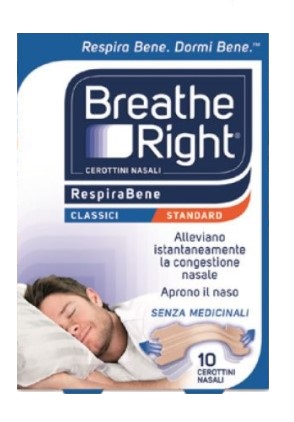 CEROTTI NASALI BREATHE RIGHT CLASSICI 10 PEZZI - FARMAPRIME