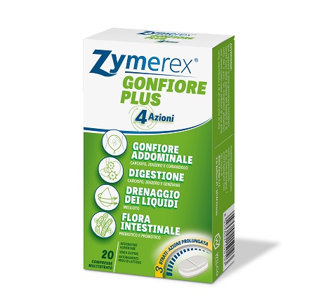 ZYMEREX GONFIORE PLUS 20 COMPRESSE - FARMAPRIME