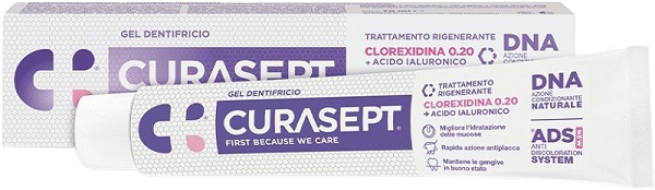 CURASEPT GEL DENTIFRICIO ADS DNA TRATTAMENTO RIGENERANTE 75 ML - FARMAPRIME