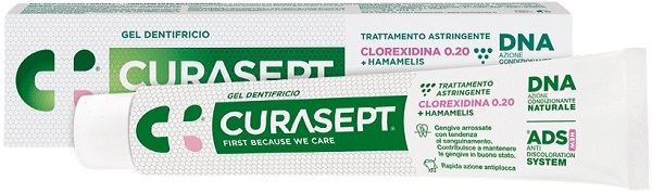 CURASEPT GEL DENTIFRICIO ADS DNA TRATTAMENTO ASTRINGENTE 75 ML - FARMAPRIME