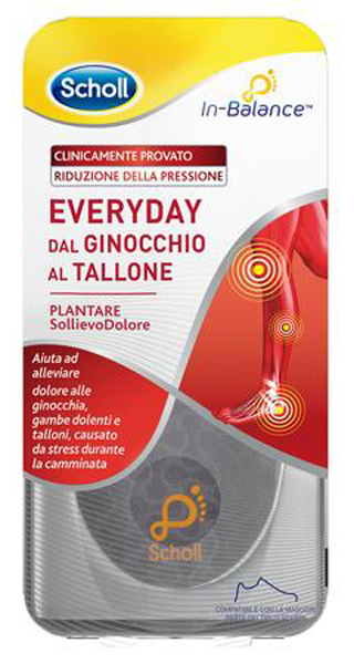 PLANTARE SOLLIEVO DOLORE DA GINOCCHIO A TALLONE SCHOLL IN BALANCE EVERYDAY S - FARMAPRIME