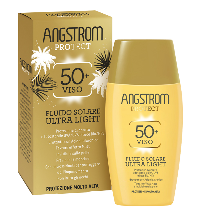 ANGSTROM FLUIDO SOLARE VISO ULTRA LIGHT SPF 50+ 40 ML - FARMAPRIME