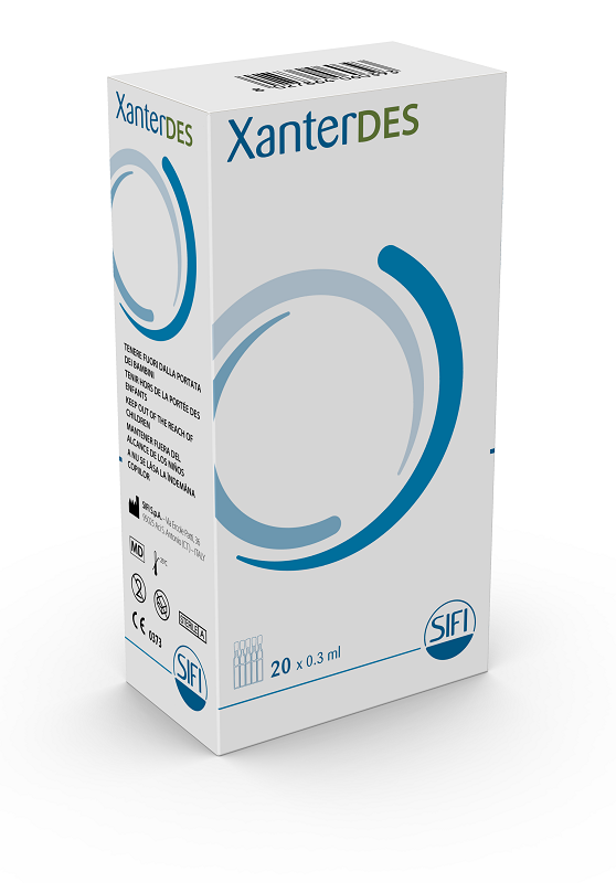 XANTERDES SOLUZIONE OFTALMICA 20 FLACONCINI MONODOSE DA 0,3 ML - FARMAPRIME