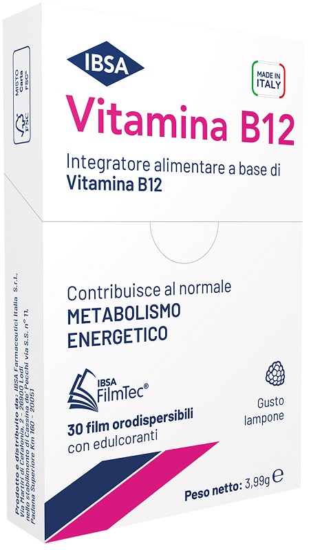 VITAMINA B12 IBSA 30 FILM ORALI - FARMAPRIME
