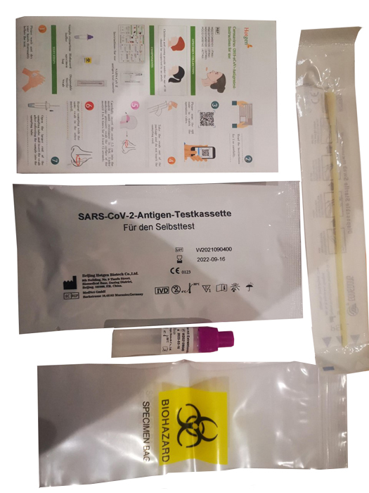 TEST ANTIGENICO RAPIDO COVID-19 HOTGEN AUTODIAGNOSTICO DETERMINAZIONE QUALITATIVA ANTIGENI SARS-COV-2 IN TAMPONI NASALI MEDIANTE IMMUNOCROMATOGRAFIA - FARMAPRIME