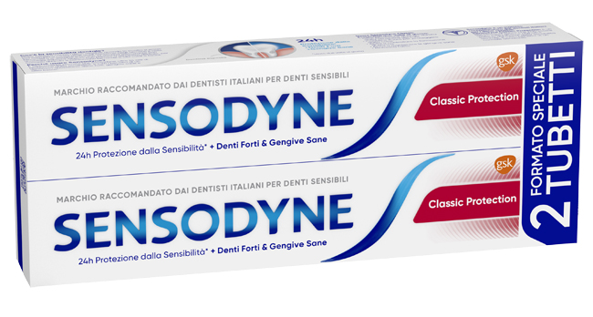 SENSODYNE CLASSICO PROTECTION 2 X 75 ML - FARMAPRIME