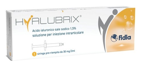 SIRINGA INTRA-ARTICOLARE HYALUBRIX ACIDO IALURONICO 1,5% 30 MG 2 ML NO ETO - FARMAPRIME