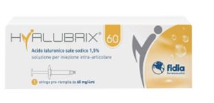 SIRINGA INTRA-ARTICOLARE HYALUBRIX 60 ACIDO IALURONICO 1,5% 60 MG 4 ML - FARMAPRIME