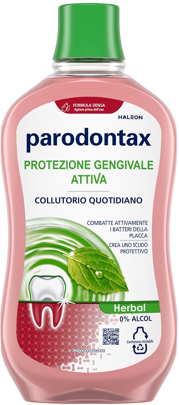 PARODONTAX COLLUTORIO PROTEZIONE GENGIVE HERBAL 500 ML - FARMAPRIME