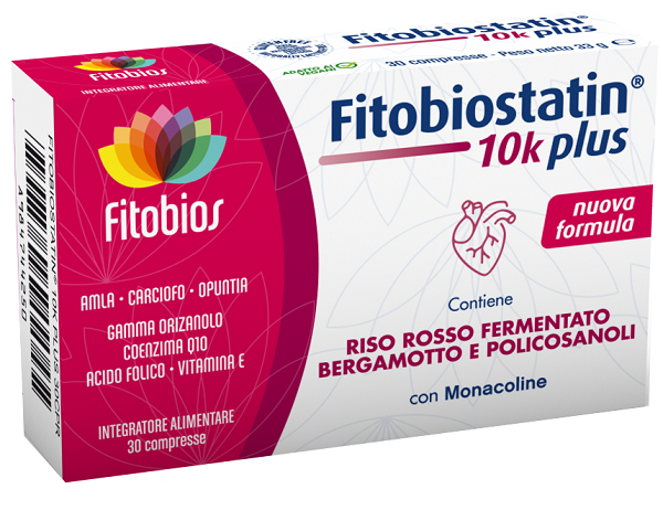 FITOBIOSTATIN 10K PLUS 30 COMPRESSE - FARMAPRIME