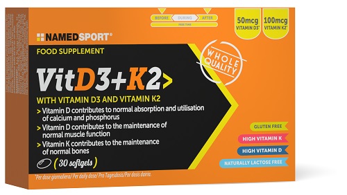 VITD3+K2 30 SOFTGELS - FARMAPRIME