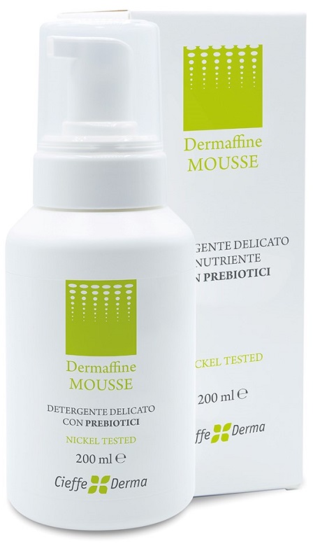 DERMAFFINE MOUSSE DETERGENTE DELICATO E NUTRIENTE CON PREBIOTICI 200 ML - FARMAPRIME