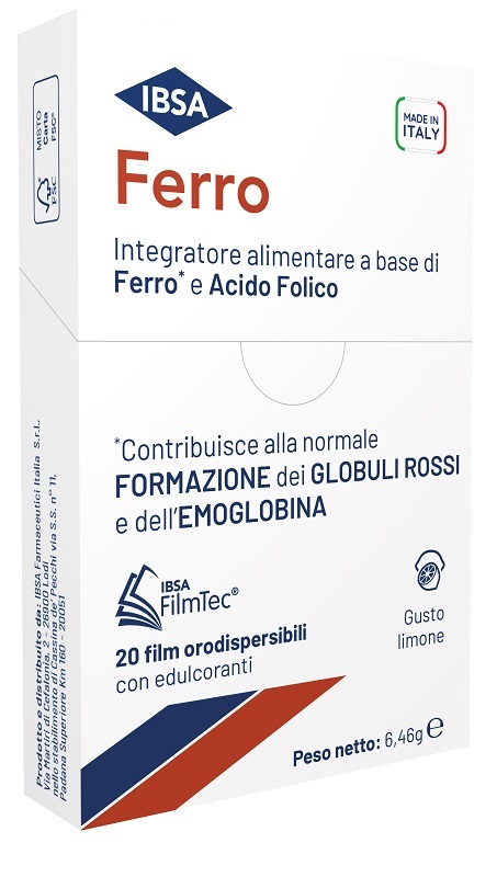FERRO IBSA 20 FILM ORODISPERSIBILI - FARMAPRIME