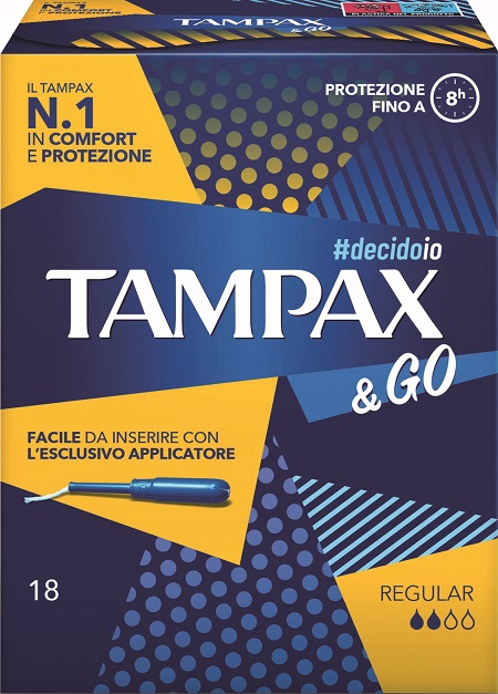 TAMPAX &GO REGULAR 18 PEZZI - FARMAPRIME
