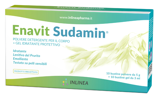 ENAVIT SUDAMIN 10 BUSTINE POLVERE DA 5 G + 10 BUSTINE GEL DA 5 ML - FARMAPRIME