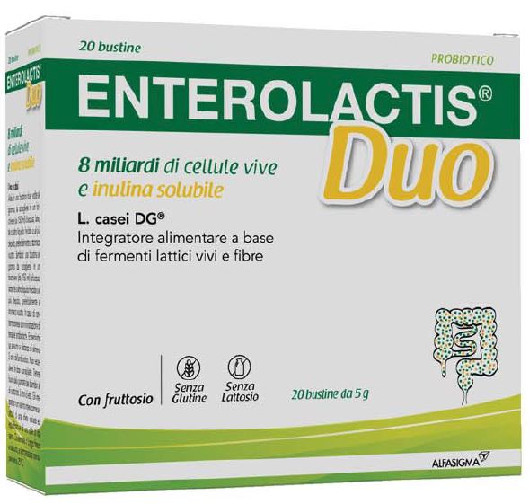 ENTEROLACTIS DUO INULINA 20 BUSTINE 5 G - FARMAPRIME