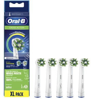 ORALB POWER REFILL EB50 CROSSACTION 5 PEZZI - FARMAPRIME