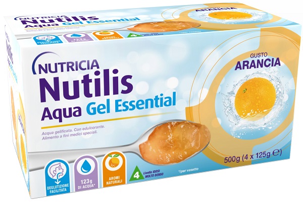 NUTILIS AQUA GEL ARANCIA 4 PEZZI DA 125 G - FARMAPRIME