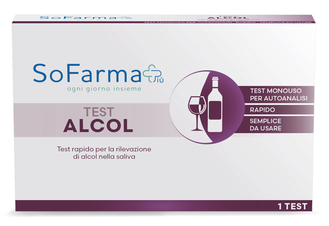 TEST AUTODIAGNOSTICO RAPIDO ALCOL SOFARMAPIU' - FARMAPRIME