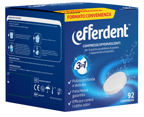 EFFERDENT 92 COMPRESSE EFFERVESCENTI - FARMAPRIME