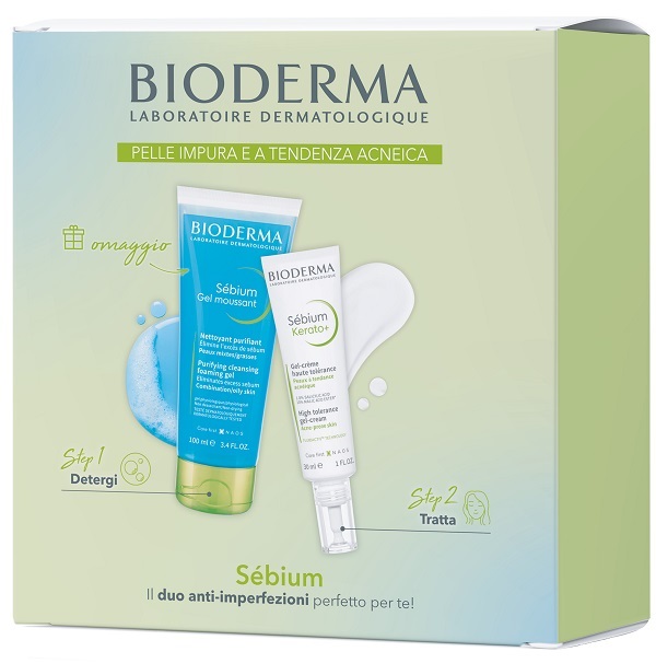 SEBIUM ROUTINE PACK 2024 1 SEBIUM KERATO+ 40 ML + 1 SEBIUM GEL MOUSSE 100 ML - FARMAPRIME