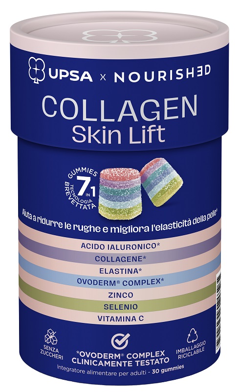 UPSA X NOURISHED COLLAGEN SKIN LIFT 30 GUMMIES - FARMAPRIME