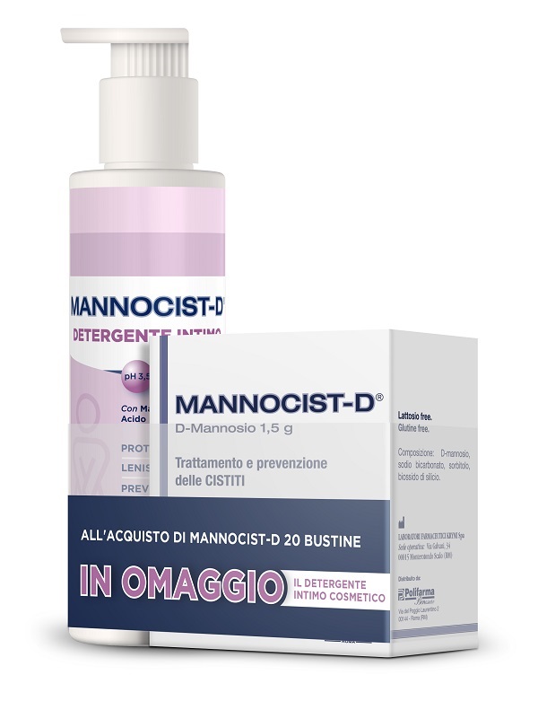 MANNOCIST-D 20 BUSTE + MANNOCIST-D DETERGENTE 300 ML OMAGGIO - FARMAPRIME