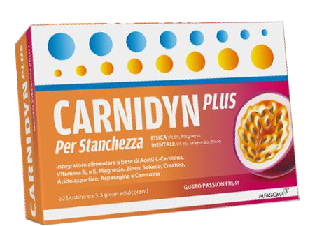 CARNIDYN PLUS 20 BUSTINE DA 5,3 G GUSTO PASSION FRUIT - FARMAPRIME